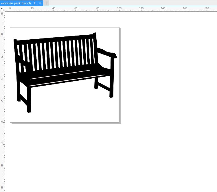Wooden park bench  2 pack 100 x 87